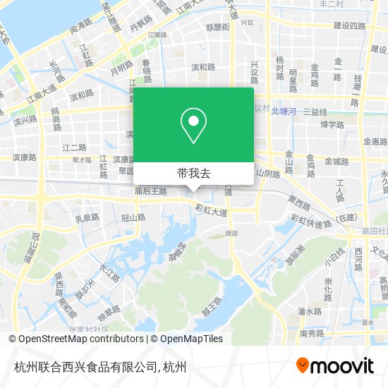 杭州联合西兴食品有限公司地图