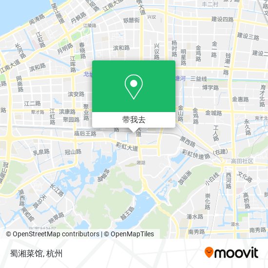 蜀湘菜馆地图