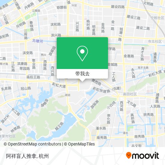 阿祥盲人推拿地图