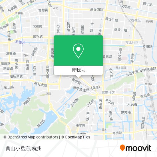 萧山小岳庙地图