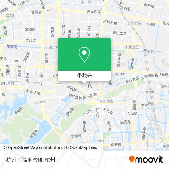 杭州幸福里汽修地图