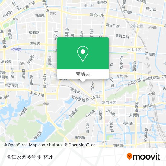 名仁家园-6号楼地图