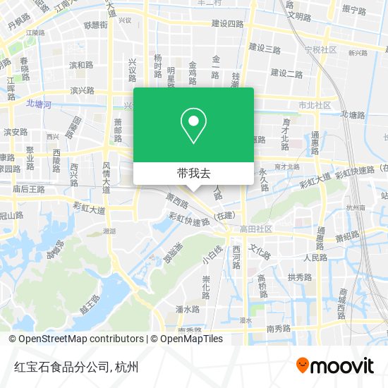 红宝石食品分公司地图