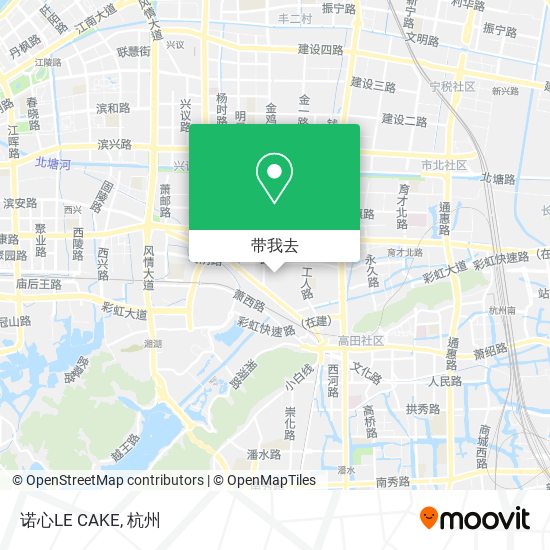 诺心LE CAKE地图