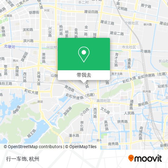 行一车饰地图