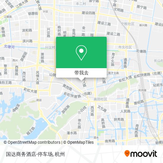 国达商务酒店-停车场地图