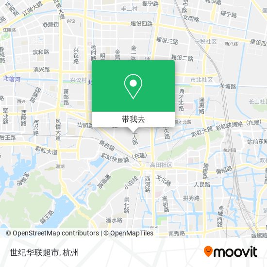 世纪华联超市地图