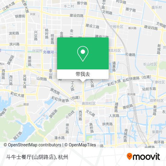 斗牛士餐厅(山阴路店)地图