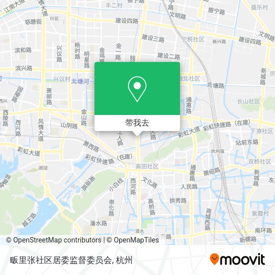 畈里张社区居委监督委员会地图