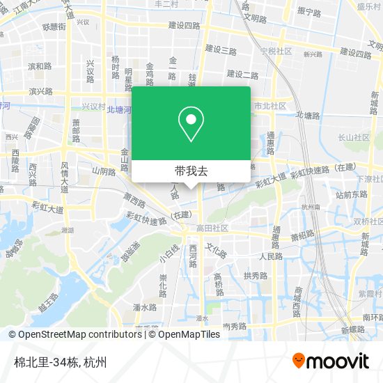 棉北里-34栋地图