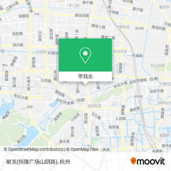 耐克(恒隆广场山阴路)地图