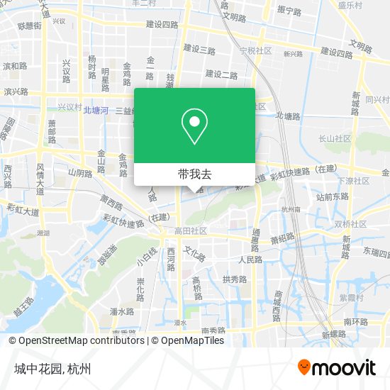 城中花园地图