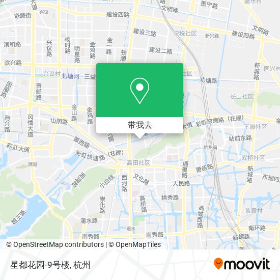 星都花园-9号楼地图
