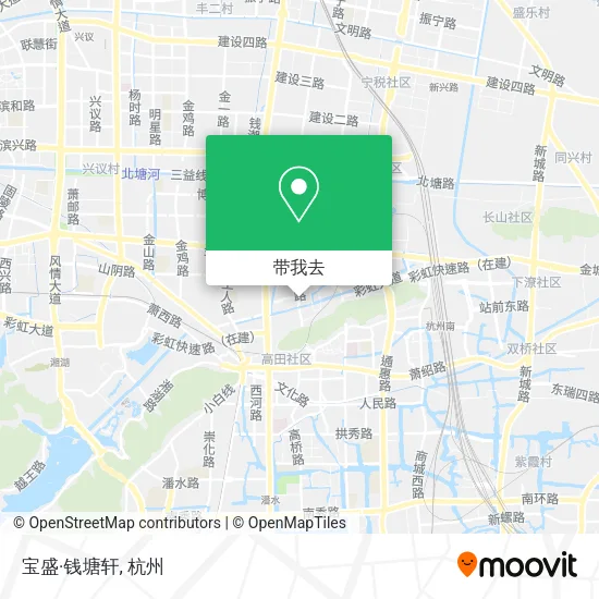 宝盛·钱塘轩地图