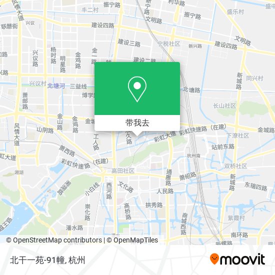 北干一苑-91幢地图