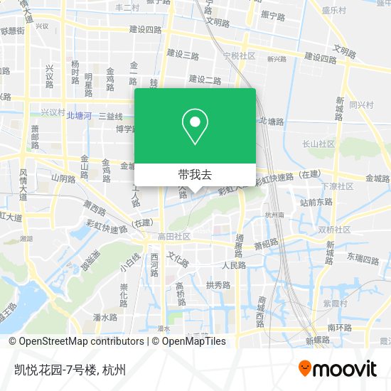 凯悦花园-7号楼地图