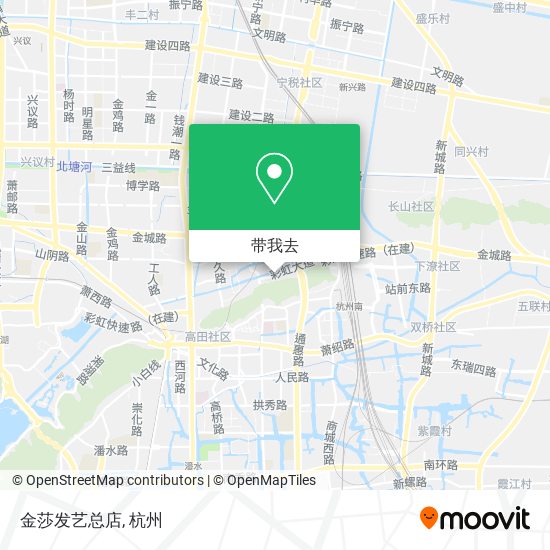 金莎发艺总店地图