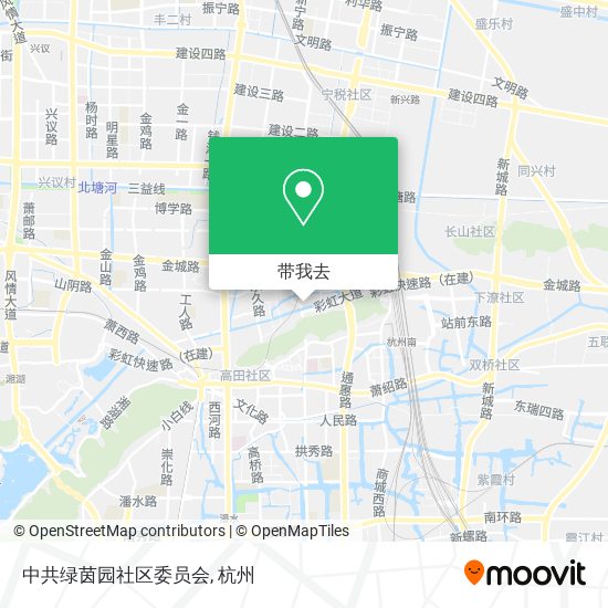 中共绿茵园社区委员会地图