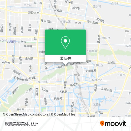 靓颜美容美体地图