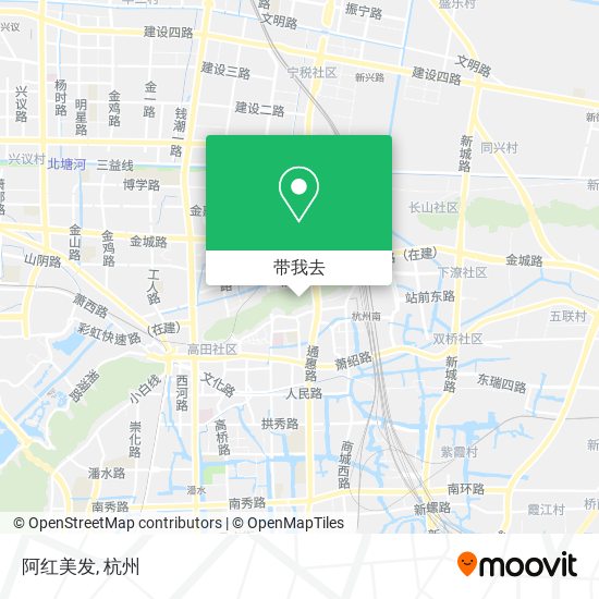 阿红美发地图