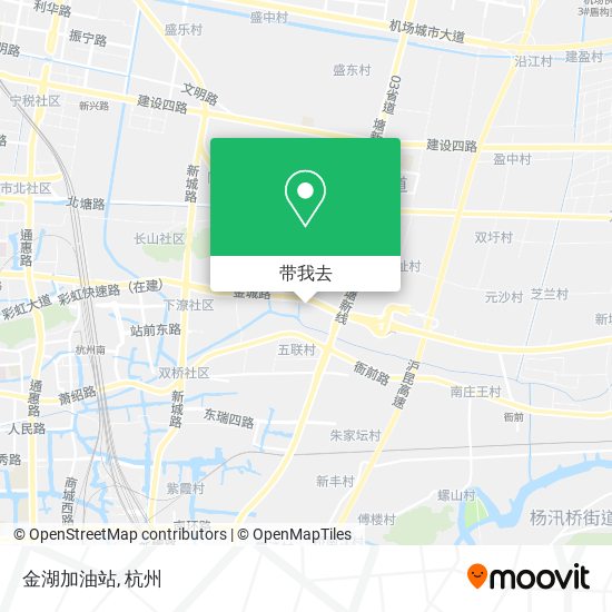 金湖加油站地图