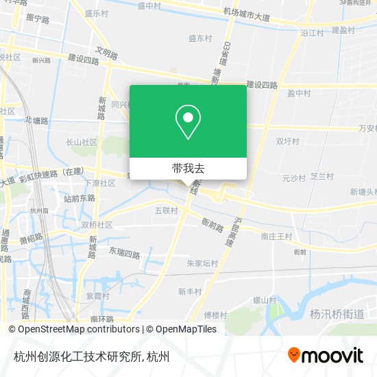 杭州创源化工技术研究所地图