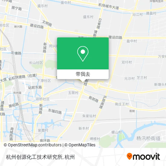 杭州创源化工技术研究所地图