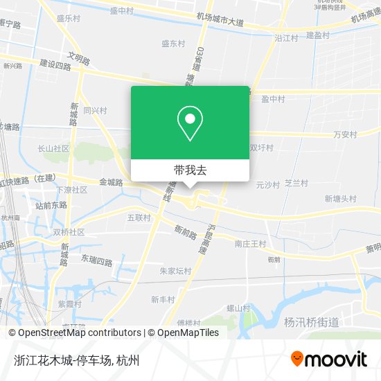 浙江花木城-停车场地图