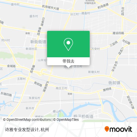 诗雅专业发型设计地图