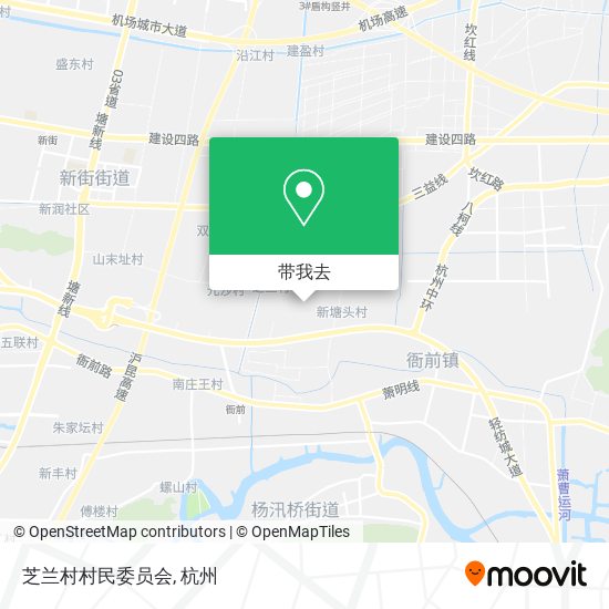 芝兰村村民委员会地图