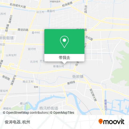 俊涛电器地图