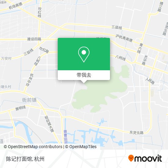陈记打面馆地图