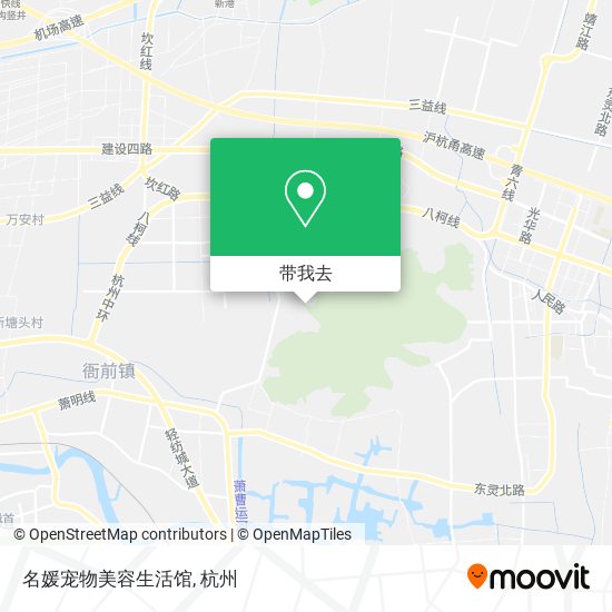名媛宠物美容生活馆地图