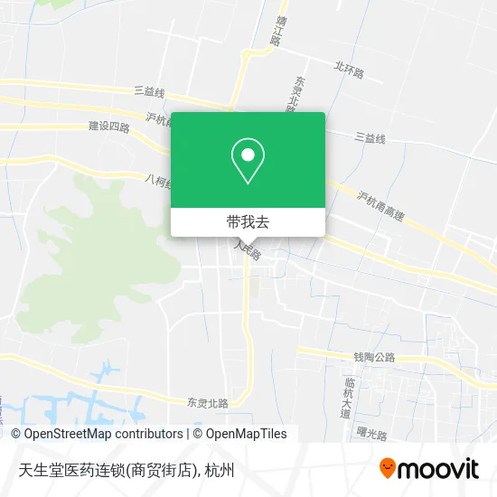 天生堂医药连锁(商贸街店)地图