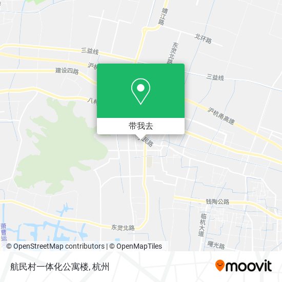 航民村一体化公寓楼地图