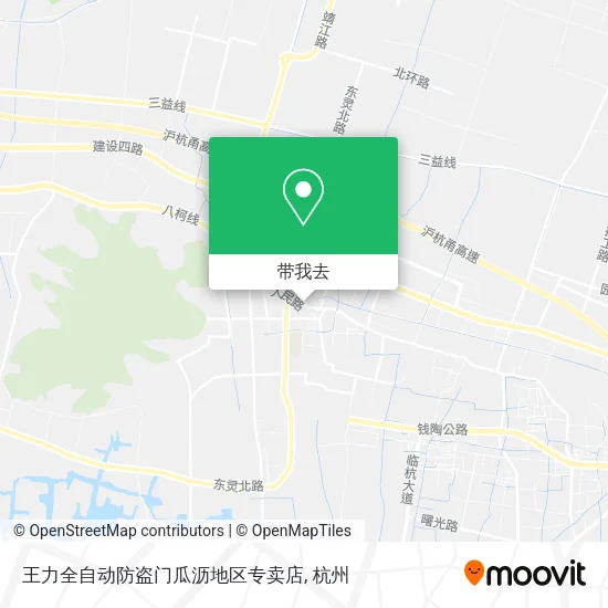 王力全自动防盗门瓜沥地区专卖店地图