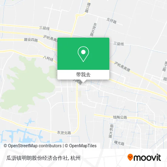 瓜沥镇明朗股份经济合作社地图