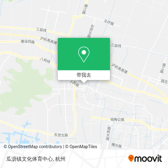 瓜沥镇文化体育中心地图