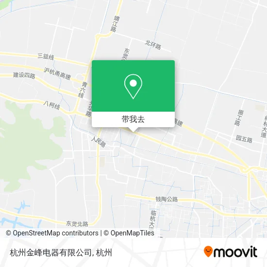 杭州金峰电器有限公司地图