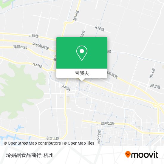 玲娟副食品商行地图