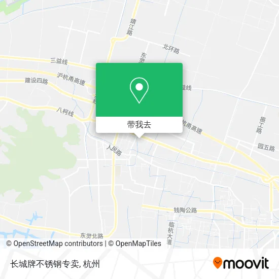 长城牌不锈钢专卖地图
