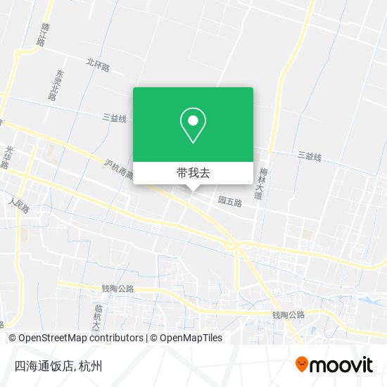 四海通饭店地图