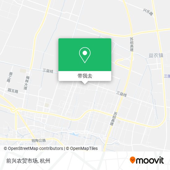 前兴农贸市场地图