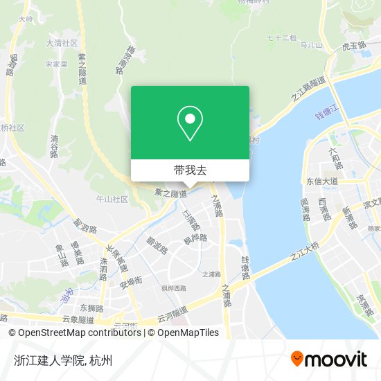 浙江建人学院地图