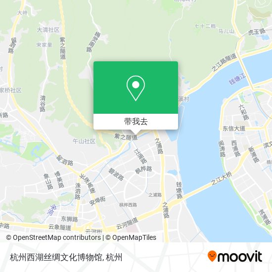 杭州西湖丝绸文化博物馆地图