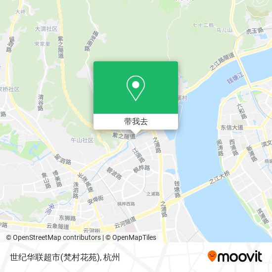 世纪华联超市(梵村花苑)地图