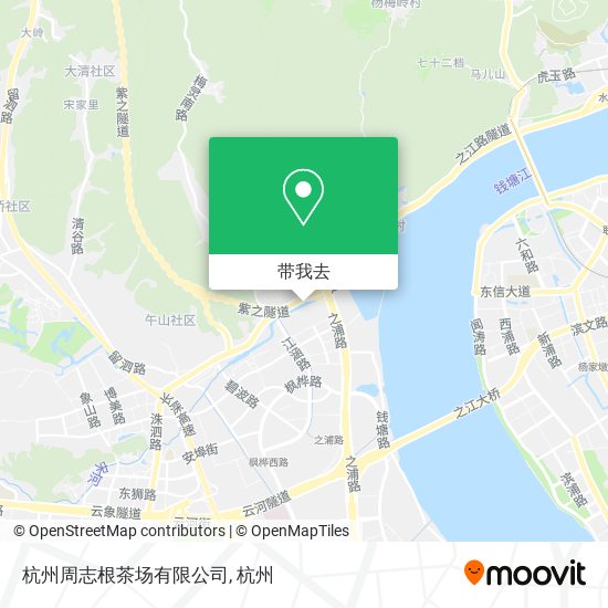 杭州周志根茶场有限公司地图