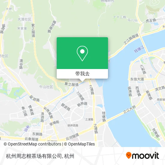 杭州周志根茶场有限公司地图