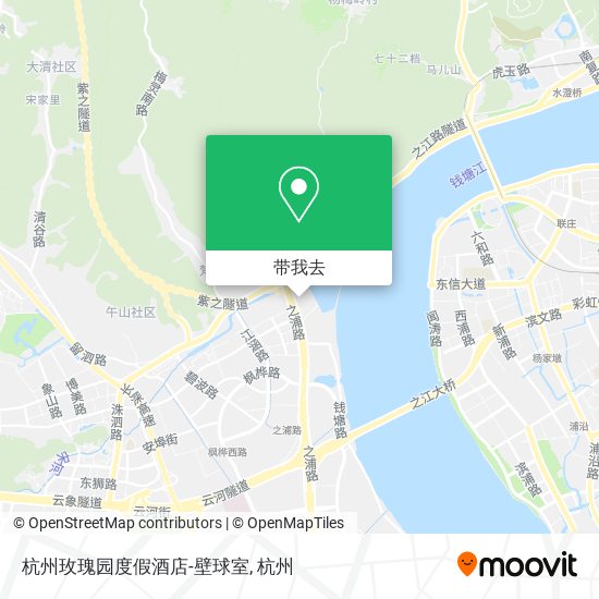 杭州玫瑰园度假酒店-壁球室地图