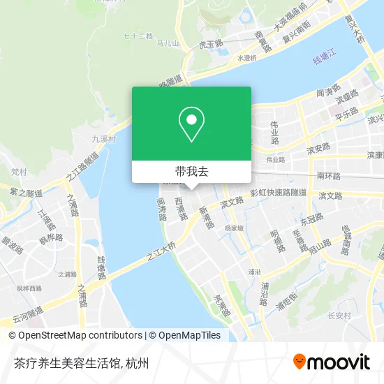 茶疗养生美容生活馆地图